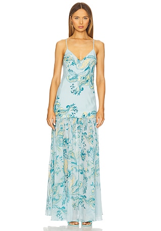 green emerald velvet dress Embroidery Tiered Dress