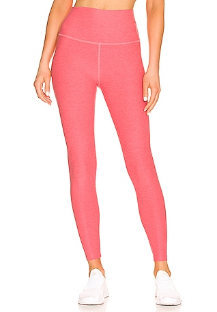 Beyond Yoga, Pants & Jumpsuits, Beyond Yoga Spacedye Caught In The Midi High  Waisted Legging Coral Size Small