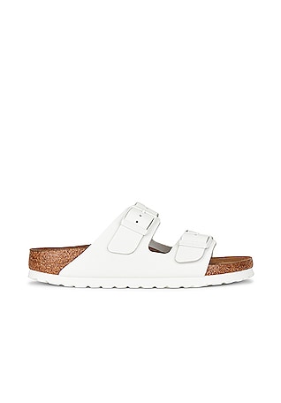 Birkenstock arizona hot sale white sale