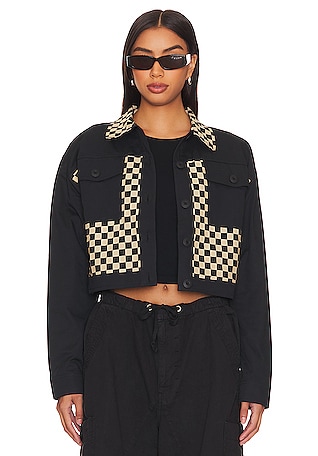 Black Cropped Puffer – SUNDAY RIOT