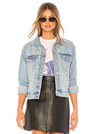 Full Sleeve Light Pink Ladies Designer Denim Jacket, Size: Small at Rs  199/piece in New Delhi