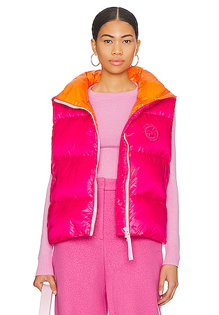 STELLA MCCARTNEY Kayla belted quilted faux leather hooded coat