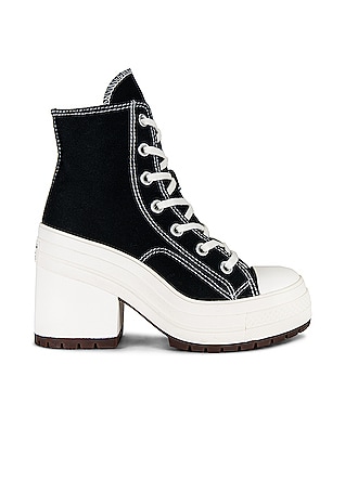 Converse thick soled retro high heels, canvas boots, high top sneakers,  versatile thick heels, showing height, showing leg length, casual small  white shoes for women's shoes | Lazada PH