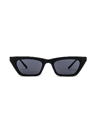 alondra dessy essentials sunglasses, black & grey gradient polarized