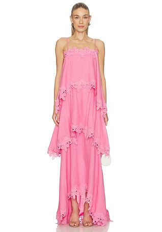 princess polly baby blue dress Dahlia Maxi Dress main image 0