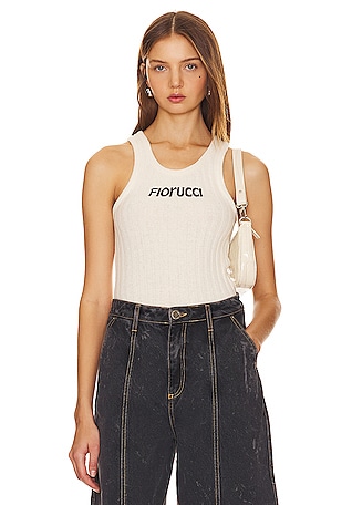 Fiorucci Logo Halter Top