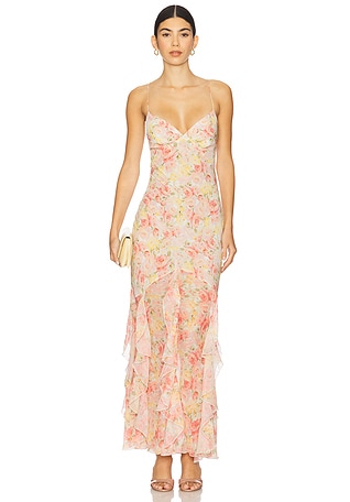 chinese dress ladies For Love and Lemons Rosalyn Maxi Dress main image 1