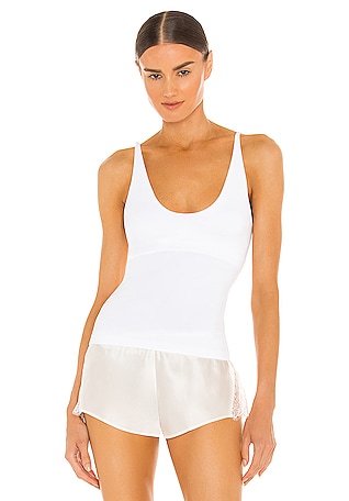 YYA Sexy Tank Nightgowns for Women Sleeveless Sleep Shirts chemise Night  Lingerie Dress S-XXL White