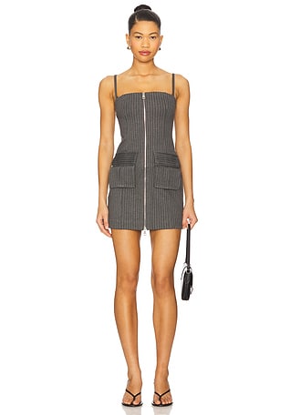 kerina flared ponte mini dress PON3661