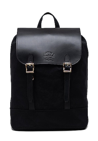 herschel leather backpack