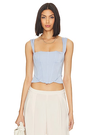 Buy ROZIE CORSETS Structured Corset Top - White At 50% Off