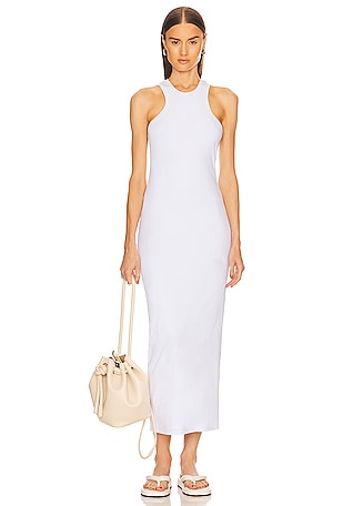 Jersey Double Halter Long Dress