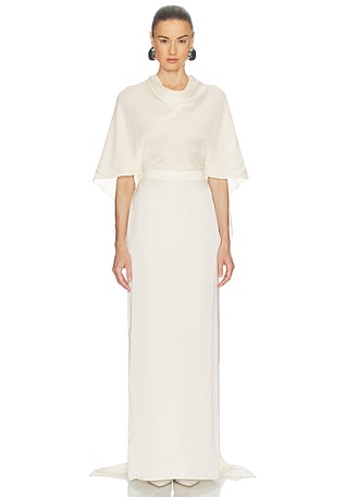 Mix Media Scarf Dress Helsa $459 