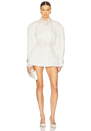 The Twill Cargo Jacket Helsa $498 