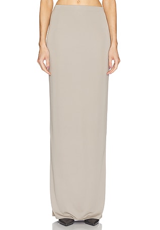 Matte Jersey Slim Skirt
