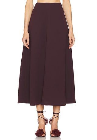 The Heavy Crepe Midi Skirt