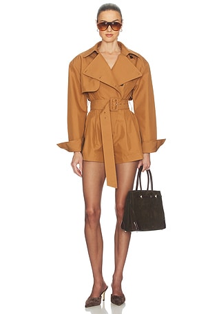 The Short Trench Jumpsuit Helsa $328 