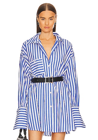 Cotton Poplin Oversized Shirt