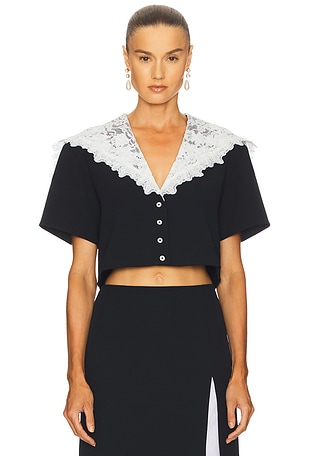 The Sailor Shirt With Lace Collar