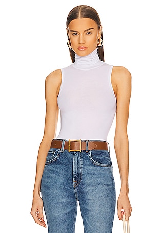 Turtleneck Tank in 2nd Skin Jersey