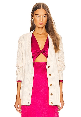 x REVOLVE Brisa Cable Cardigan