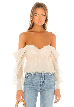 Off The Shoulder Tops  Blouses in White and Black