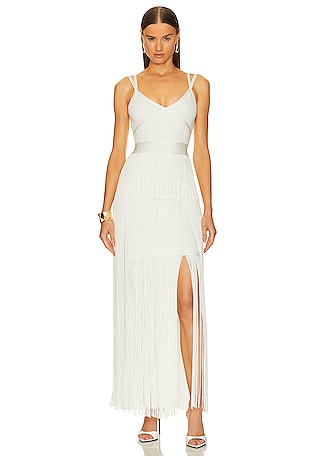 Herve leger outlet white dress