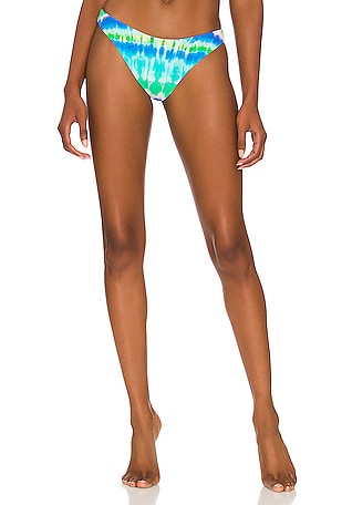 Anne Plissé Full Coverage Bikini Bottom - Aquamarine