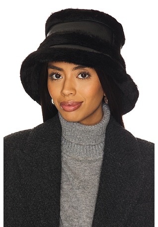 Jocelyn Faux Fur Bucket Hat Chestnut Fall Autumn Winter Outdoor Cottagecore Jocelyn Faux Fur Bucket Hat Chestnut Fall Autumn Winter  main image 2