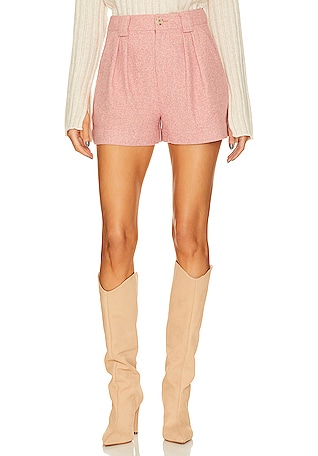 Lux High Waisted Pleated Short