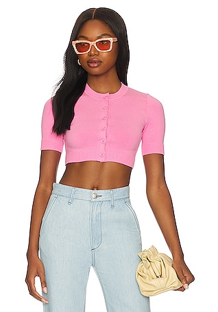 Alia Cross Front Crop Top