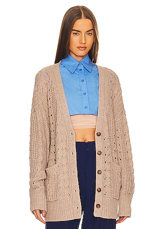 Cailean Cable Oversized Cardigan