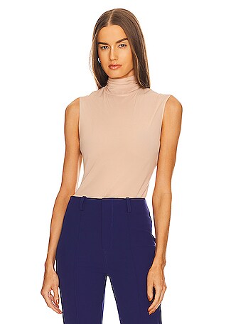 Sheer Turtleneck Shell