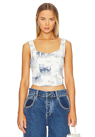 Raine Denim Crop Top - Medium Wash | Levi's® US