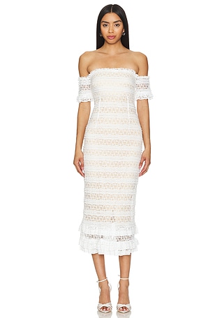 Women's White lace midi dress | Spring 2026 Collection | Free Shipping and  Returns! | REVOLVE