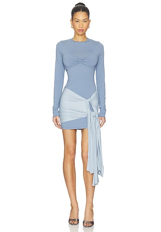 beaded modest dress Modest Heavy Beaded Long Sleeve evening Dress main image 1