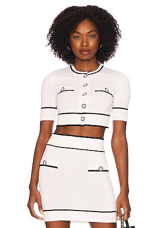 lovers and friends cropped sweater