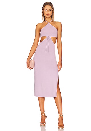 Fiora Halter Midi Dress