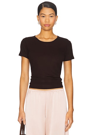 Nora Lurex Mock Neck LS Top Nora Lurex Mock Neck LS Top