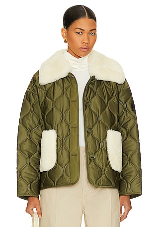 Green on sale mackage coat