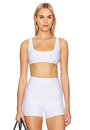 Seamed White Neoprene Bra Top – Matthew Bruch