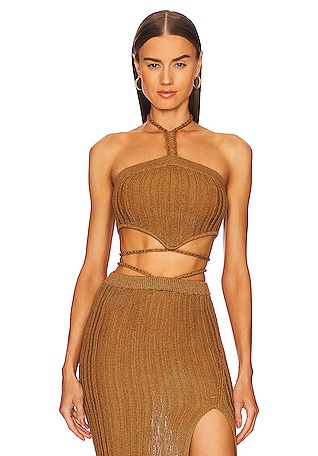 BCBGMAXAZRIA Nyella Crop Top, $178, Revolve Clothing