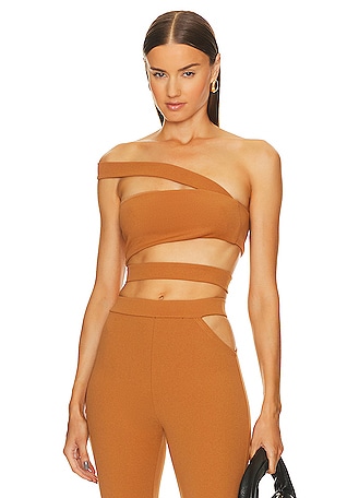 BCBGMAXAZRIA Nyella Crop Top, $178, Revolve Clothing