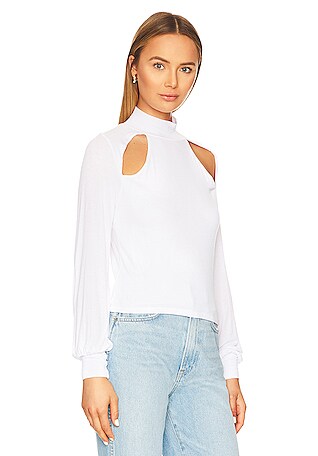 Seamfree Rib Bandeau Crop Top - Lily Loves - White