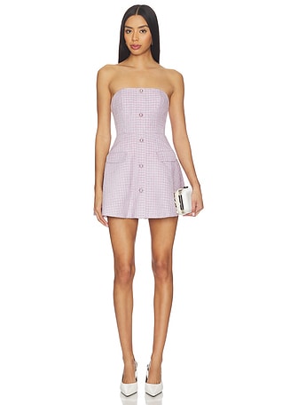princess polly baby blue dress Dixie Mini Dress - Black Sparkle main image 1