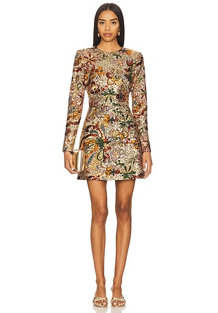 illusion embroidered dress FREE PEOPLE FREE EST LILLIANA MINI DRESS main image 1