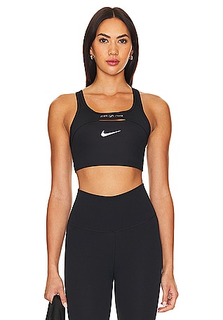 Nike Performance ALATE BRA TANK - Medium support sports bra - black/cool  grey/black 