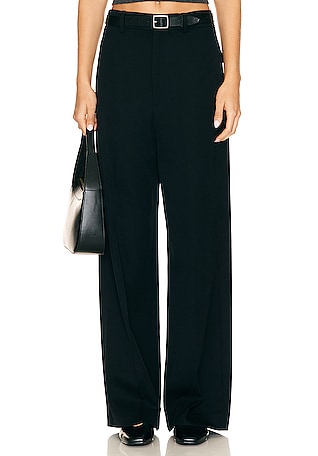 Irena Low Rise Slouch Pant, Black, Pants