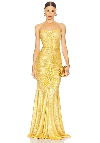 Strapless Fishtail Gown Norma Kamali $425 
