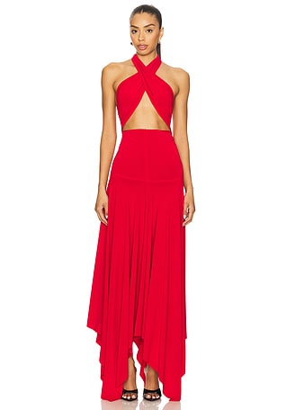 Convertible Midcalf Dress Norma Kamali $250 